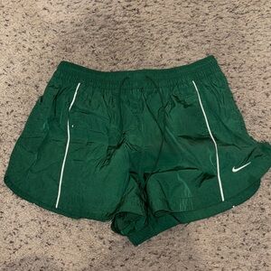 Nike Women's Emerald Green Athletic Shorts